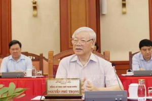 Bộ Chính trị hoàn thành chương trình làm việc với 67 đảng bộ trực thuộc Trung ương