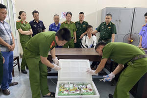 Hà Tĩnh: Bắt 2 vợ chồng vận chuyển 30 kg ma túy đá