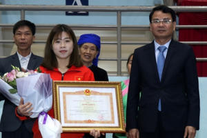 Lào Cai: Vinh danh VĐV Hoàng Thị Duyên đạt HCV SEA Games 30