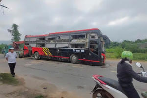 Thông tin mới nhất vụ lật xe khách trong đêm ở Bình Định khiến một người tử vong