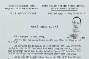 Bình Định: Bắt đối tượng truy nã vì tội đánh bạc Bình Định: Bắt đối tượng truy nã vì tội đánh bạc