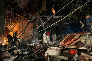 Công an Hà Nội thông tin về vụ cháy xưởng gỗ ở Thạch Thất