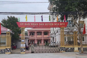 Kiểm điểm hàng loạt lãnh đạo, nguyên lãnh đạo, cán bộ huyện Nga Sơn Kiểm điểm hàng loạt lãnh đạo, nguyên lãnh đạo, cán bộ huyện Nga Sơn