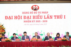 Đại hội đại biểu Đảng bộ Bộ Tư pháp lần thứ I, nhiệm kỳ 2025 - 2030 họp phiên trù bị