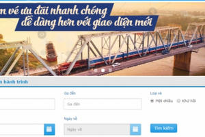 Thêm trang web mua vé tàu rẻ, thuận tiện cho việc mua vé
