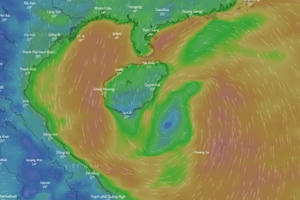 Dự báo đường đi của cơn bão số 7 trên Biển Đông