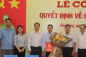 Ông Hồ Minh Hải giữ chức Giám đốc Sở Tư pháp tỉnh Sóc Trăng