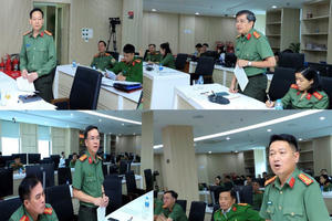 Công an tỉnh Đồng Nai khảo sát mô hình chuyển đổi số tại Công an TP Hà Nội