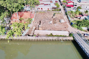 Công trường đường ven sông Cái ì ạch vì vướng mặt bằng