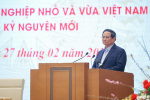Thủ tướng làm việc với các doanh nghiệp nhỏ và vừa nhằm bứt phá trong kỷ nguyên mới