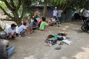 Triệt phá tụ điển đá gà thu giữ trên 90 triệu đồng