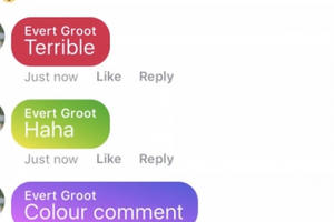 Facebook đang thử nghiệm bình luận có màu, chuẩn bị phát hành chính thức