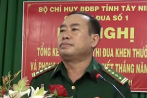 Bộ đội Biên phòng Tây Ninh tổng kết hoạt động năm 2021