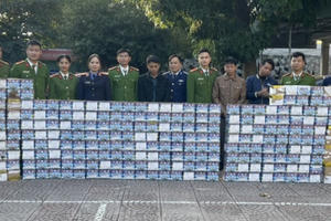 Công an Nghệ An thu giữ 1,9 tấn pháo nổ