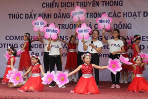 Nam Đàn (Nghệ An): Trường THCS Kim Liên tổ chức hoạt động truyền thông về bình đẳng giới trong nhà trường