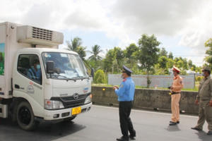 Không cho phép xe vận chuyển hàng hoá ngoài tỉnh vào địa bàn TP Bạc Liêu