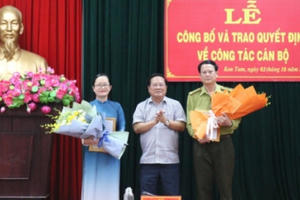 Ông Nguyễn Văn Nam giữ chức Chi Cục trưởng Chi cục Kiểm lâm tỉnh Kon Tum