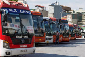 Hà Nội khôi phục 7 tuyến xe khách liên tỉnh