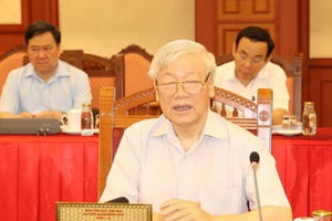 Tổng bí thư, Chủ tịch nước: 'Để nhân dân ủng hộ, lực lượng công an phải nỗ lực, xứng đáng'