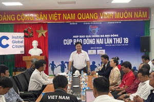 Sắp khởi tranh Giải bóng đá nhi đồng - Cúp Báo Đồng Nai lần 19