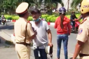 Bắt giữ thanh niên hành hung CSGT ở Đắk Nông