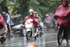Bắc Bộ, Bắc Trung Bộ tiếp tục mưa rào và dông, nguy cơ ngập úng, sạt lở đất