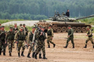Lực lượng hùng hậu tham gia tập trận tại Nga