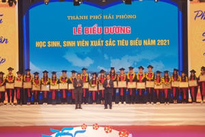 Lễ biểu dương học sinh, sinh viên xuất sắc TP Hải Phòng sẽ được tổ chức vào ngày 12/11