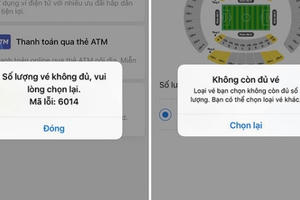 Việt Nam - Malaysia trên sân Mỹ Đình, giá vé chợ đen "độn lên" gấp 10 lần