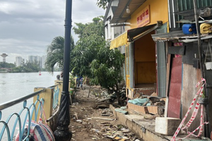 TPHCM đề xuất chi 651 tỷ xây kiên cố bờ kè Thanh Đa sạt lở