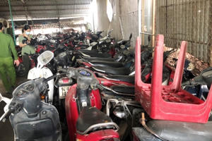Hải Dương: Bắt “siêu đạo chích”, phát hiện kho xe gần trăm chiếc nghi trộm cắp