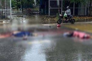 Va chạm với xe tải, 2 vợ chồng đi xe máy tử vong trên QL3 Va chạm với xe tải, 2 vợ chồng đi xe máy tử vong trên QL3