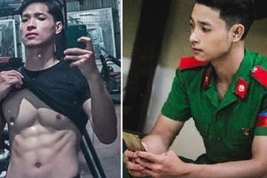 “Hot boy 6 múi” gây sốt cộng đồng mạng là chiến sĩ Công an Thái Bình