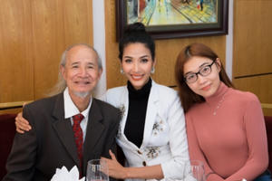 Á hậu Hoàng Thùy trở về quê hương Thanh Hóa