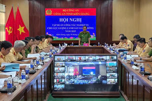 Kiên Giang: Tập huấn công tác nghiệp vụ giao thông cho công an cấp xã