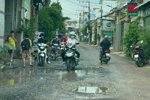 Người dân Đồng Nai bất an khi lưu thông trên tuyến đường Lê Ngô Cát