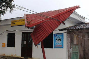 Hà Giang: Mưa đá kèm theo lốc làm tốc mái 71 nhà, thiệt hại hơn 600 triệu đồng