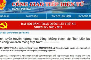 Yêu cầu ngừng hoạt động 'Ban Liên lạc người có công với cách mạng Việt Nam'