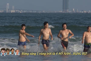 Bố ơi tập 31: 4 mỹ nam khoe body… bụng bự