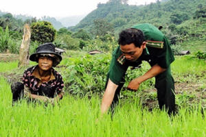 Mới lạ sắc xuân nơi ngã ba biên giới