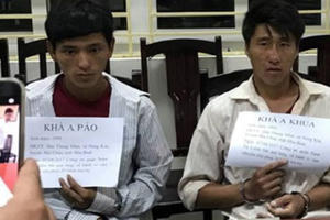 Bắt 2 đối tượng vận chuyển 20 bánh heroin giữa lòng Thủ đô