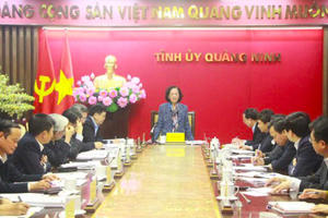 Quảng Ninh làm tốt nhiệm vụ xây dựng, chỉnh đốn Đảng