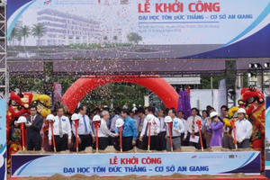 Trường Đại học Tôn Đức Thắng khởi công xây dựng cở sở An Giang
