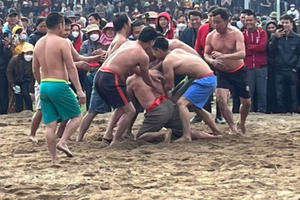 Về Lễ hội Đền Bạch Mã xem Vật cù