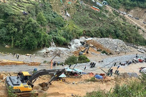 Thủ tướng chỉ đạo tập trung khắc phục sự cố sạt lở công trường thi công thủy điện tại Lai Châu