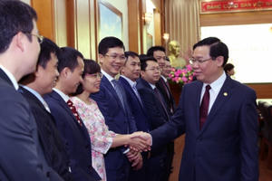 Phó Thủ tướng Vương Đình Huệ thăm, làm việc với Uỷ ban Quản lý vốn Nhà nước tại doanh nghiệp