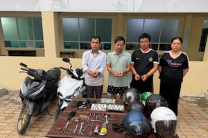 Công an TP.HCM triệt phá nhóm trộm cắp xe máy trước cổng trường học