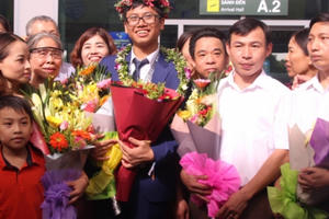 Nam sinh trường Phan Bội Châu xuất sắc đạt huy chương Bạc Olympic Toán quốc tế