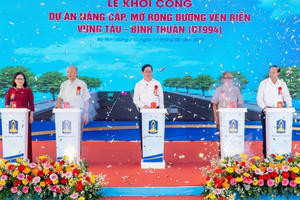 Khởi công dự án nâng cấp, mở rộng đường ven biển Vũng Tàu – Bình Thuận