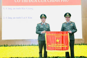 Chính phủ tặng cờ thi đua “Vì an ninh Tổ quốc” cho Công an tỉnh Bắc Giang